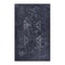 Edge Collections - 4' x 6' - Black & Grey - Washable Rugs Area Rug Non-Slip Low-Pile Kid and Pet Friendly - 1 Piece